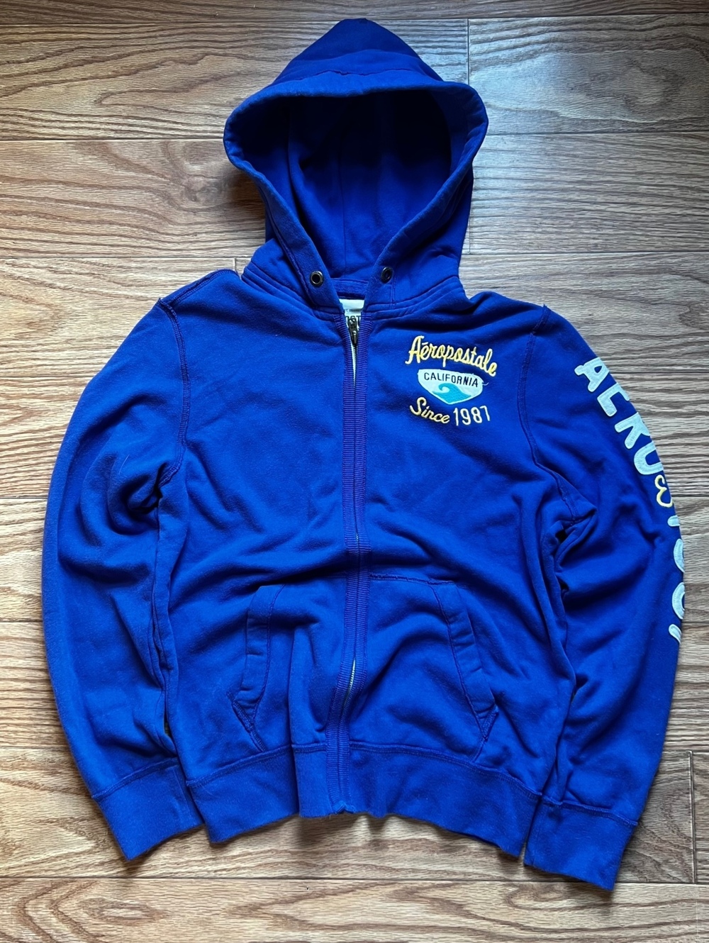y2k aeropostale vintage streetwear hoodie zip-up grunge skater pullover